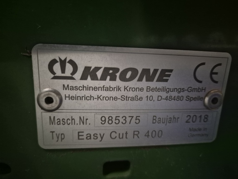 Krone EastCut R400 árg. 2018